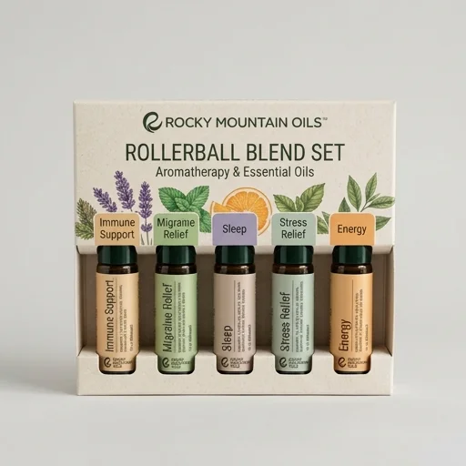 Rocky Mountain Oils Rollerball Blend Set